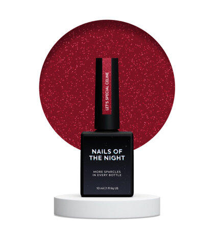 NAILSOFTHENIGHT  Let's special Céline- donker rode gelpolish