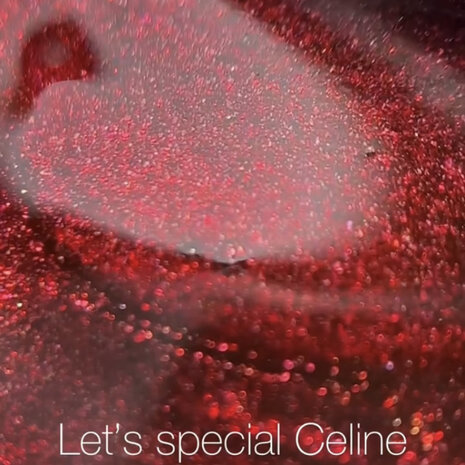 NAILSOFTHENIGHT  Let's special Céline- donker rode gelpolish