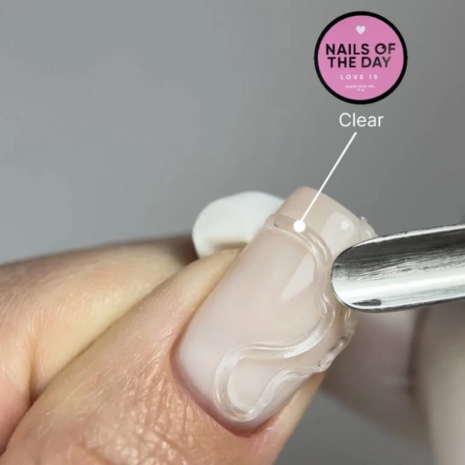 NOTD  Love Is Clear - gel for figurines 