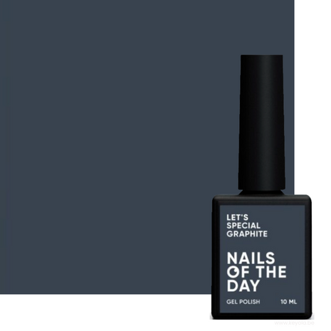 Let's special Graphite Gelpolish NOTD