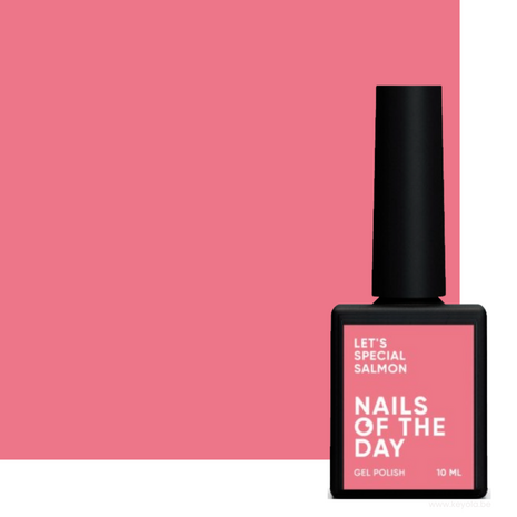 Let's special Salmon Gelpolish NOTD