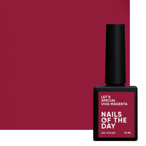 Let's special Viva Magenta Gelpolish NOTD