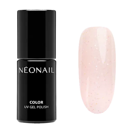 gelpolish in de kleur 'My Soulmate' van NEONAIL - glitter roze tint