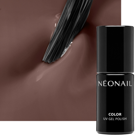 gelpolish in de kleur 'Drawn By You' van NEONAIL - bruine herfst tint