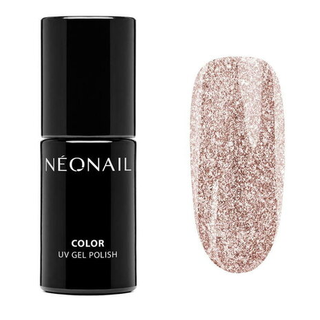 gelpolish van NEONAIL in de kleur 'Shimmering Goldrush' - gouden tint 