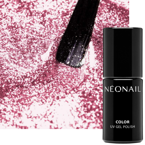 gelpolish in de kleur 'Blushing Diva' van NEONAIL - glitter roze tint