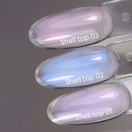 NOTD -  Shell top 01 new formula - manicure topcoat