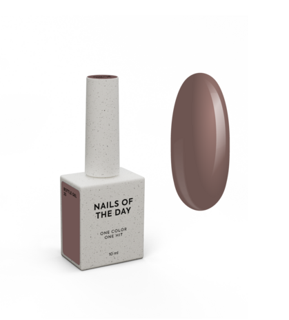 NOTD  Bottle Gel 25 van het merk Nails Of The Day - bruine tint