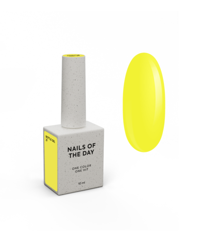 Bottle Gel 27 van het merk Nails Of The Day - gele tint