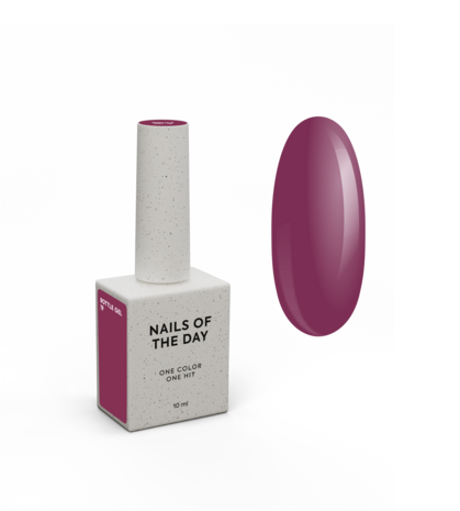 Bottle Gel 19 van het merk Nails Of The Day - donker rode tint