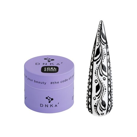 DNKa' Gel Paint Ethno Black - zwarte paint gel