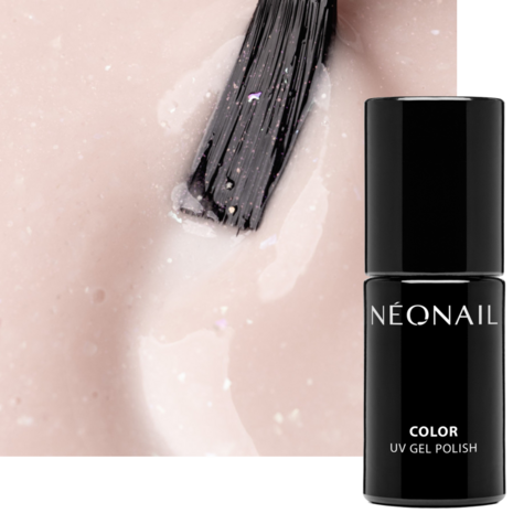 gelpolish in de kleur 'My Soulmate' van NEONAIL - glitter roze tint