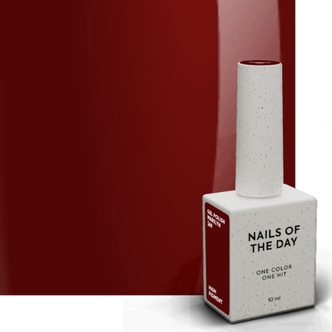 Let's special Marilyn Gelpolish NOTD - donker rode tint