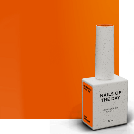 gelpolish in de kleur 'tiger' van het merk Nails Of The Day - oranje tint