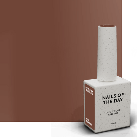 Let's special Truffle Gelpolish NOTD van het merk Nails Of The Day - bruine tint