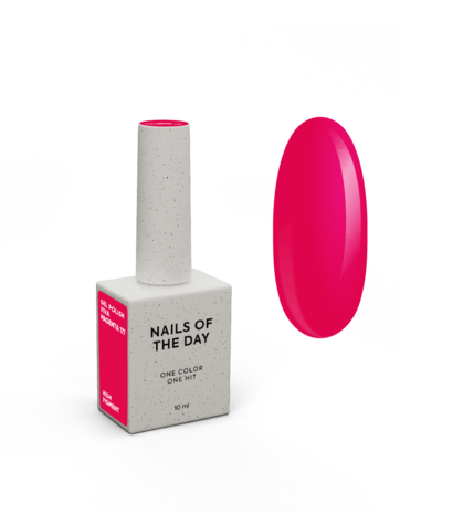 gelpolish in de kleur 'viva magenta' van het merk Nails Of The Day- roze tint
