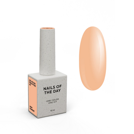 gelpolish in de kleur 'peach fuzz' van het merk Nails Of The Day - licht oranje gellak tint