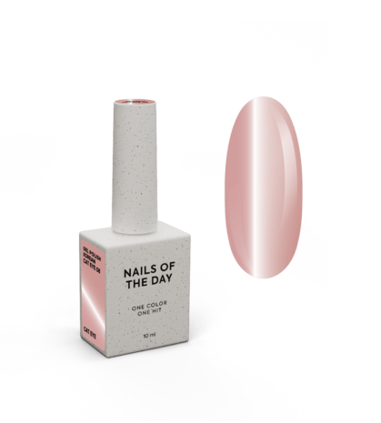gelpolish in de kleur 'Korean cat eye 08 ' van het merk Nails Of The Day - roze tint