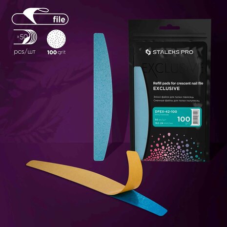 Staleks wegwerpvijlen 100 gritt
