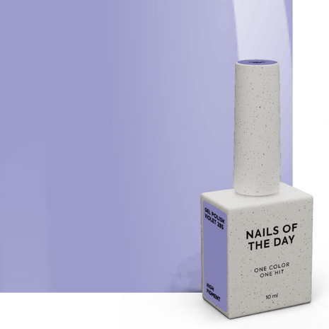 gelpolish in de kleur 'Violet' van het merk Nails Of The Day - paarse tint