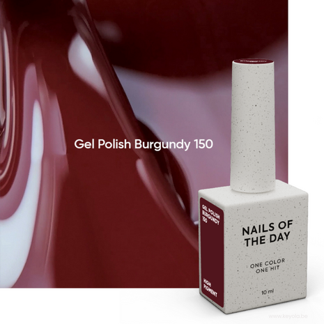 Burgundy gelpolish  NOTD