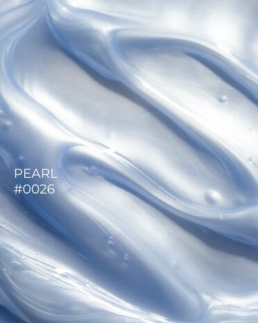 Builder gel van DNKa' in de kleur '0026 Pearl' - blauwe tint