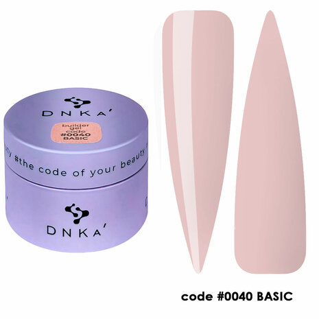 Builder gel van DNKa' in de kleur '0040 Basic' - neutrale tint