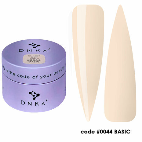 builder gel van DNKa' in de kleur 'Builder Gel  0044 Basic' - neutrale tint