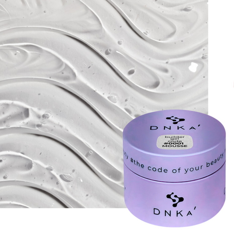 Builder gel mousse DNKa' in de kleur '0001' - doorzichtige tint