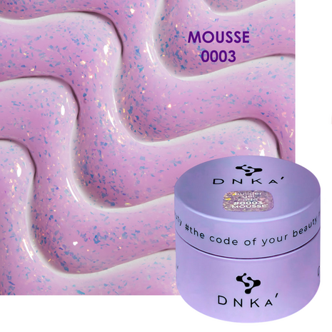 builder gel mousse van DNKa' in de kleur '0003' - paarse tint