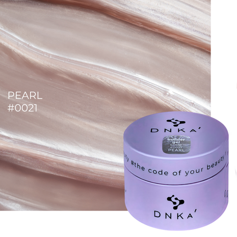 Builder gel Pearl van DNKa' in de kleur ' 0021 Pearl' - rose tint