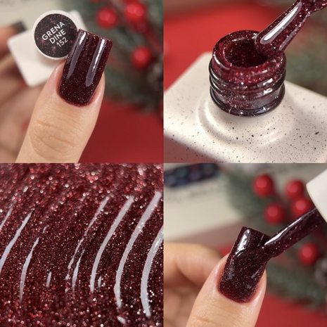 Grenadina gelpolish  NOTD