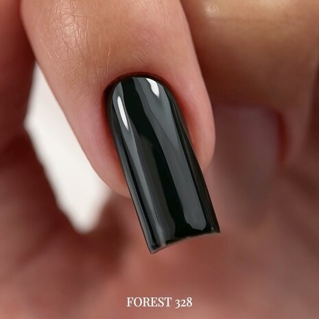 Nails Of The Day gelpolish in de kleur 'Forest' -donker groene tint