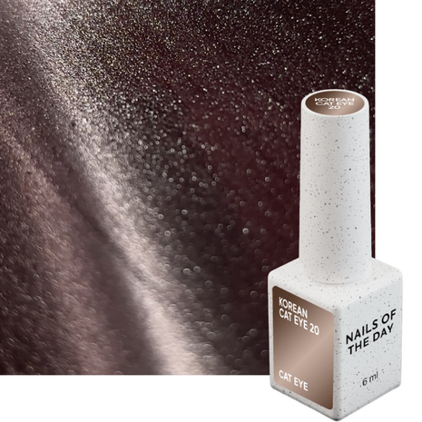 Korean Cat Eye gelpolish van Nails Of The Day - kleur 20 - bruine tint