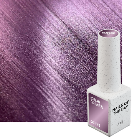 Cat Eye gelpolish van Nails Of The Day in het kleur '22' - paarse tint