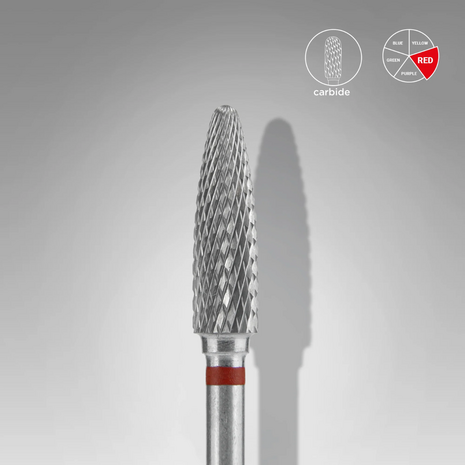  Carbide nail drill bit corn red EXPERT head diameter 4 mm / working part 14 mm