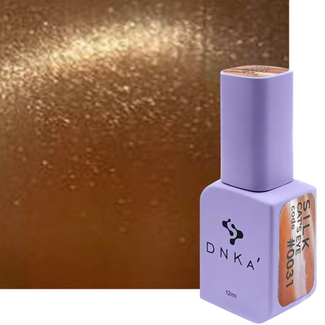 gelpolish van het merk DNKa' in de kleur ' 0031 Cat's Eye Silk' - gouden bronzen tint