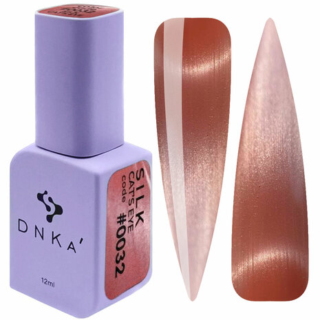 gelpolish van DNKa' in de kleur '0032 Cat's Eye Silk' - roze tint