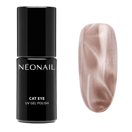 gelpolish in de kleur 'Sunlit Shimmer' van NEONAIL - cat eye tint