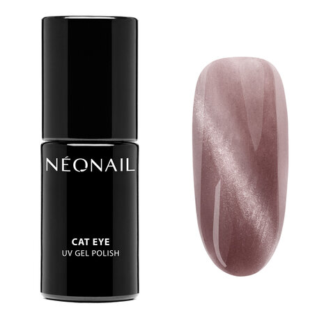 gelpolish in de kleur 'Glimmering Blush' van NEONAIL - cat eye ti