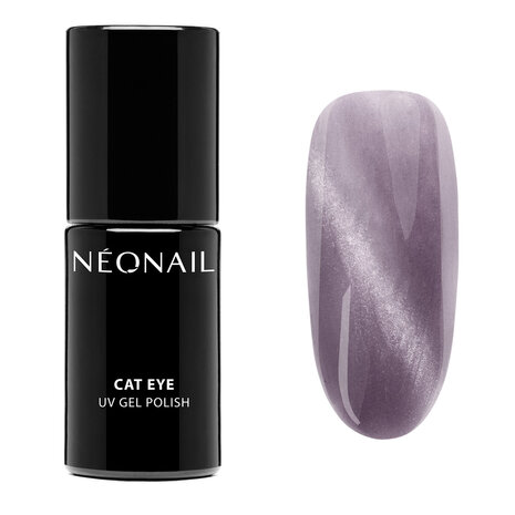 gelpolish in de kleur 'Lavender Rise' van NEONAIL - paarse cat eye tin