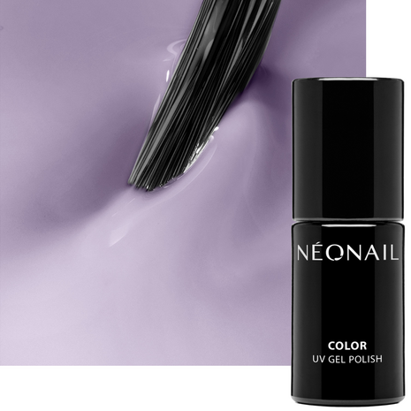 gelpolish in de kleur 'Lilac Awakening' van NEONAIL - pastel paarse tint