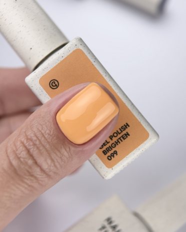 oranjekleurige gelpolish, oranje
