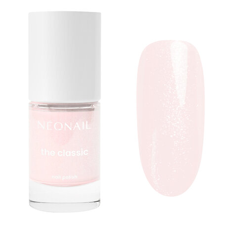 roze nagellak in het kleur 'Glittery Milk 01' van NEONAIL 