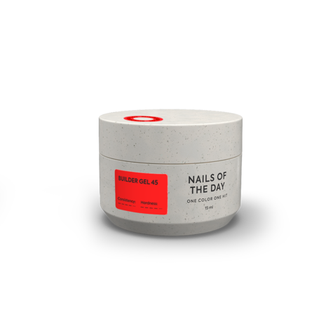 builder gels voor Nails Of The Day in de kleur 'Builder Gel 45' -rode tint