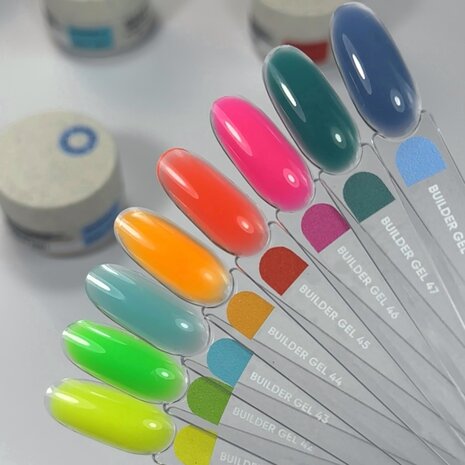 builder gel van Nails Of The Day 'NOTD  Builder Gel 42' - groene kleurbuilder gel van Nails Of The Day 'NO