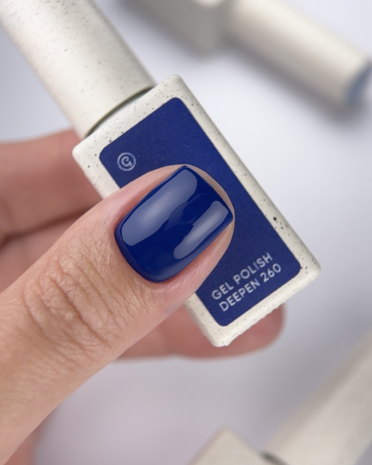blauwe gelpolish, blauwkleurige