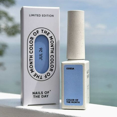 Color Of The Month  July 26 van NAilS Of The Day 'Odesa' - blauwe tint