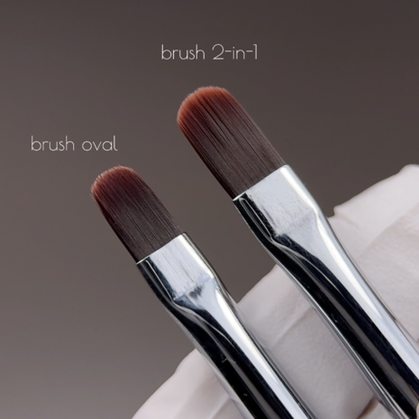 NAILSOFTHEDAY Brush Oval, 9mm