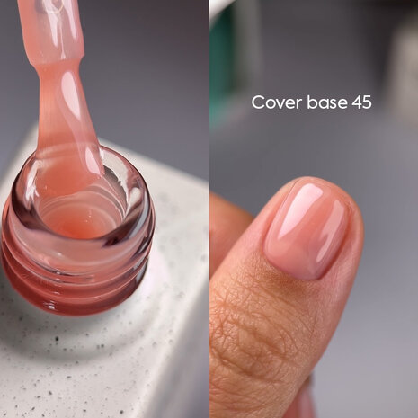 NOTD Cover base 45 van het merk Nails Of The Day - oranje tint
